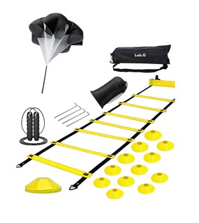 Foto 1 | Foto 1 | 21 Piezas De Accesorios De Entrenamiento De Fútbol Con Conos Color Dorado