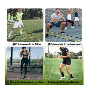 Foto 2 | Foto 2 | 21 Piezas De Accesorios De Entrenamiento De Fútbol Con Conos Color Dorado