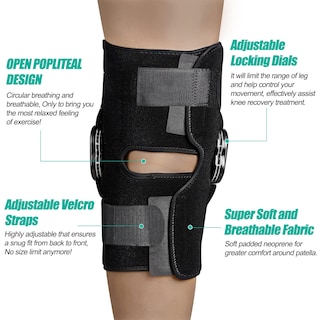 Foto 4 | Foto 4 | Rodillera Neenca, Inmovilizador De Rodilla Con Bisagras Para El Dolor De Rodilla - Venta Internacional.
