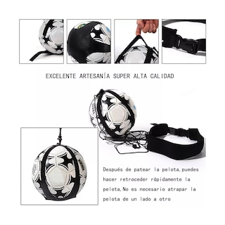 Foto 3 | Foto 3 | Cinturón De Entrenamiento Con Balón De Fútbol Eo Safe Imports Esi-13984 Negro