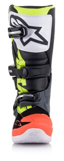 Foto 2 | Foto 2 | Bota Alpinestars Youth Tech 7s Motocross Gris Oscuro/rojo/amarillo - Venta Internacional.