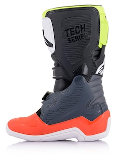 Foto 3 | Foto 3 | Bota Alpinestars Youth Tech 7s Motocross Gris Oscuro/rojo/amarillo - Venta Internacional.
