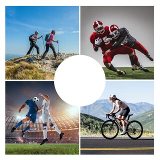 Foto 4 | Foto 4 | Calcetines Antideslizantes + Espinilleras + Vendas para Futbol Lab.g Negro 6 Piezas