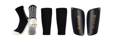 Foto 1 | Foto 1 | Xtellar Set De Fútbol Para Niños: Espinilleras Protectoras Calcetines Antideslizantes Y Cojín Eva Premium