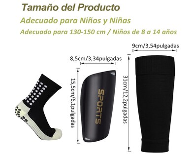 Foto 3 | Foto 3 | Xtellar Set De Fútbol Para Niños: Espinilleras Protectoras Calcetines Antideslizantes Y Cojín Eva Premium