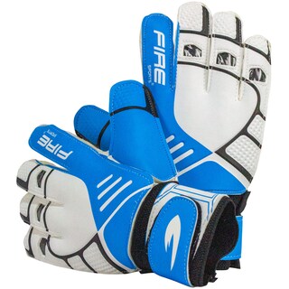 Foto 2 | Foto 2 | Par Guantes Portero Fire Sports Entrenamiento Sport color Azul Talla 10