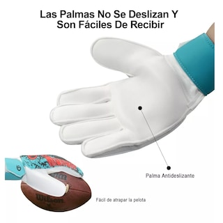 Foto 2 | Foto 2 | Guantes De Portero De Fútbol Antideslizantes Eo Safe Imports  Eo-11208 Azul