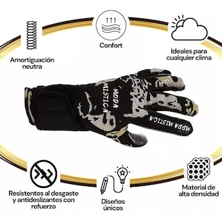 Foto 3 | Foto 3 | Guantes De Portero Profesional Fútbol Antidesliz Talla 7 Adul/juvenil Eo Safe Imports Esi-14013 Negro
