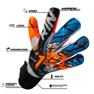 Foto 7 | Foto 7 | Rinat Guantes De Portero Asimetrik Prime Con Varillas Naranja | Adulto E Infantil | Sporta