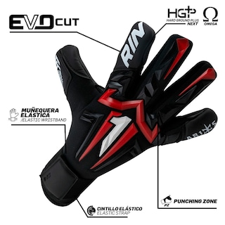 Foto 6 | Foto 6 | Guantes De Portero Rinat Aries X Prime Negro/rojo | Adulto E Infantil | Sporta