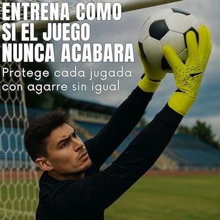 Foto 8 | Foto 8 | Guantes de Portero Profesionales con Agarre Antideslizante Talla 8