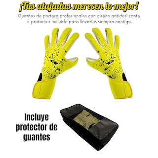 Foto 5 | Foto 5 | Kit Deportivo Profesional Guantes de Portero Talla 9 Palma Látex Antideslizante + Audífonos Inalámbricos Z9 Bluetooth