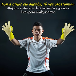 Foto 7 | Foto 7 | Kit Deportivo Profesional Guantes de Portero Talla 9 Palma Látex Antideslizante + Audífonos Inalámbricos Z9 Bluetooth