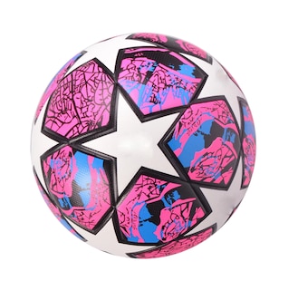 Foto 5 | Foto 5 | Balón Fútbol Soccer Champions Profesional Estrellas Hibrido Blanco y Rosa