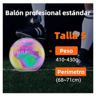 Foto 3 | Foto 3 | Balón De Fútbol Holográfico Reflectante Brillante No.5 Niños