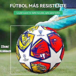 Foto 3 | Foto 3 | Balón para Futbol Soccer para Entrenamiento No. 5 Eo Safe Imports ESI-18033 Multicolor