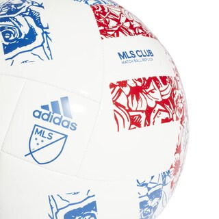 Foto 3 | Foto 3 | Balón De Fútbol Adidas Mls Club Blanco/azul Poderoso/rojo Team College - Venta Internacional.