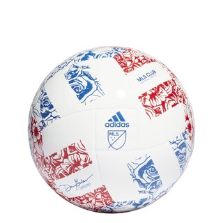Foto 5 | Foto 5 | Balón De Fútbol Adidas Mls Club Blanco/azul Poderoso/rojo Team College - Venta Internacional.