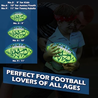 Foto 7 | Foto 7 | Football Jasonwell Glow In The Dark, Número 9 Para Mayores De 6 Años - Venta Internacional.