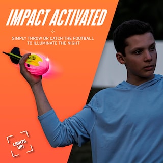 Foto 3 | Foto 3 | Foam Football Nerf Lightstrike Vortex Con Led Que Cambia De Color - Venta Internacional.