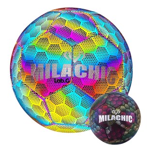 Foto 1 | Foto 1 | Balón De Fútbol Lab.g Holográfico Reflectante Brillante No.5 Niños