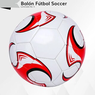 Foto 3 | Foto 3 | Balon Futbol Soccer Belug No. 5 Laminado Color Rojo Y Blanco