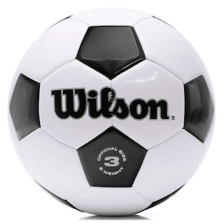 Foto 1 | Foto 1 | Balón De Fútbol Wilson Traditional Tamaño 3 Negro/blanco - Venta Internacional.