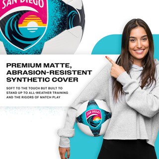 Foto 5 | Foto 5 | Balón De Fútbol Franklin Sports Nwsl San Diego Wave, Talla 5 - Venta Internacional.