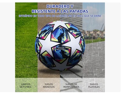 Foto 2 | Foto 2 | Balón Fútbol Soccer Champions Profesional Entrenamiento No.5