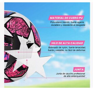 Foto 2 | Foto 2 | Balón Fútbol Soccer Champions Formación Profesional No.5