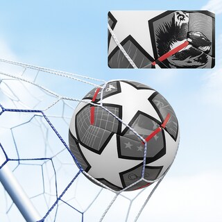 Foto 6 | Foto 6 | Balón de Fútbol Gris #5 Profesional PU Champions – Termosellado y Resistente