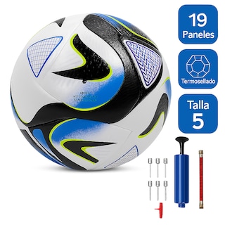 Foto 1 | Foto 1 | Balón Fútbol #5 Copa Mundial con Bomba y Accesorios – Termosellado, Ideal para Cancha o Pasto