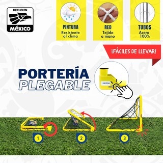 Foto 2 | Foto 2 | Portería De Futbol Para Niños Plegable, 62x35 Cm - Club América
