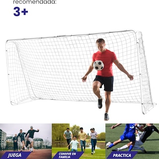 Foto 4 | Foto 4 | Portería de Fútbol Grande 365x182 Cm Enersport