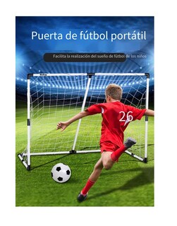Foto 2 | Foto 2 | Portería De Futbol Para Infantil Con El Fútbol 95x48x70cm Blanca