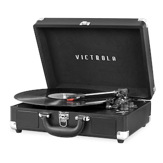 Foto 1 | Foto 1 | Tocadiscos Portátil Victrola de 3 Velocidades con Maleta color Negro