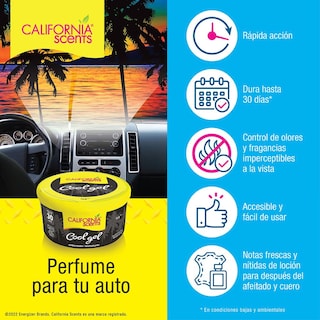 Foto 5 | Foto 5 | Aromatizante en Gel California Scents E302688600 color Negro 2.5 oz Aroma Ice