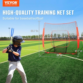 Foto 2 | Foto 2 | Red De Entrenamiento De Béisbol Y Sóftbol Vevor De 2,1 X 2,1 M Con Bolsa De Transporte - Venta Internacional.