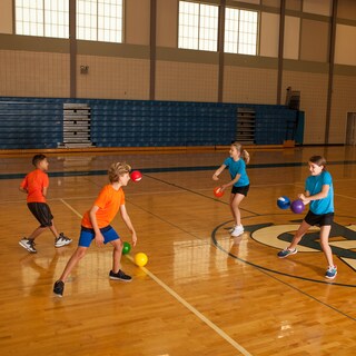 Foto 3 | Foto 3 | Piel De Rinoceronte Deportiva Dodgeball Champion, Color Azul Neón, Talla 6 - Venta Internacional.