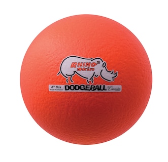 Foto 2 | Foto 2 | Set De 6 Pieles De Rinoceronte Dodgeball Champion Sports, Color Naranja Neón - Venta Internacional.