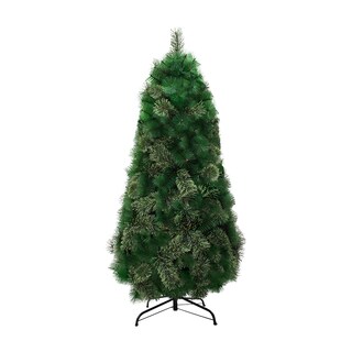 Foto 1 | Foto 1 | Árbol Navideño Ramas Montables Jaspeado Importadora La Merced Altura 1.80 M Artificial Plástico Resistente Verde