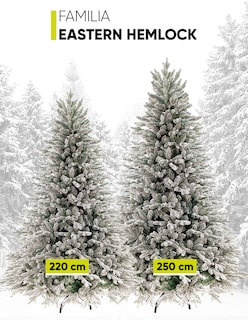 Foto 8 | Foto 8 | Árbol De Navidad Nevado 2.20m Premium *ramas Pe* Eastern Hemlock Artego Nieve Pino Artificial Navideño Frondoso + Maleta