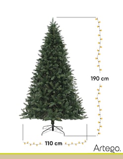 Foto 6 | Foto 6 | Árbol De Navidad Scoth Pine Frondoso Rama Bicolor Pino Navideño Christmas Tree 190 Cm + Maleta Transportadora Artego