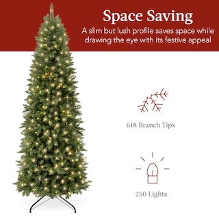 Foto 5 | Foto 5 | Lápiz Preiluminado Christmas Tree Best Choice Products De 6 Pies - Venta Internacional.