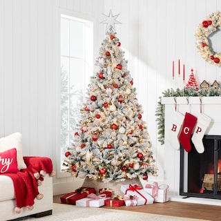 Foto 2 | Foto 2 | Árbol De Navidad Best Choice Products De 6 Pies Cubierto De Nieve Con Luces - Venta Internacional.