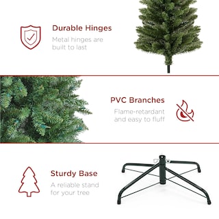 Foto 6 | Foto 6 | Lápiz Preiluminado Christmas Tree Best Choice Products De 9 Pies Con Tapa - Venta Internacional.