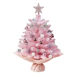 Árbol De Navidad Xmasexp Mini Rosa De 50 Cm Con Adornos Y Luces - Venta Internacional.