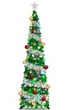 Árbol De Navidad Turnmeon De 6 Pies Con Batería De 100 Luces Cálidas - Venta Internacional.