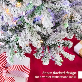 Foto 5 | Foto 5 | Lápiz Flocado Christmas Tree Best Choice Products De 7.5 Pies - Venta Internacional.