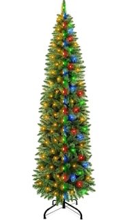 Foto 1 | Foto 1 | Árbol De Navidad Turnmeon, Doble Cambio De Color Y Temporizador, 6 Pies, Preiluminado - Venta Internacional.